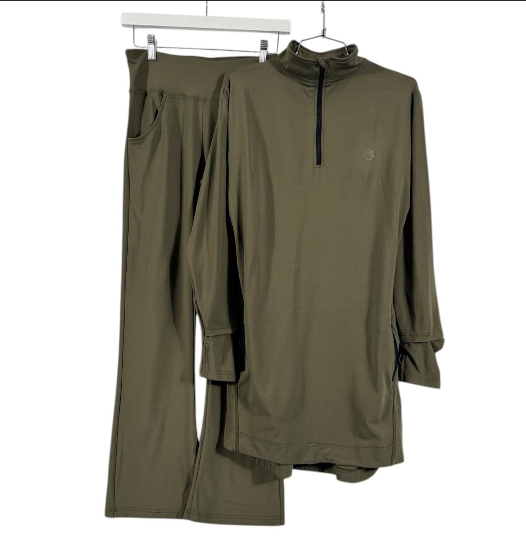 JINEEN STRAIGHT SET-Army Green